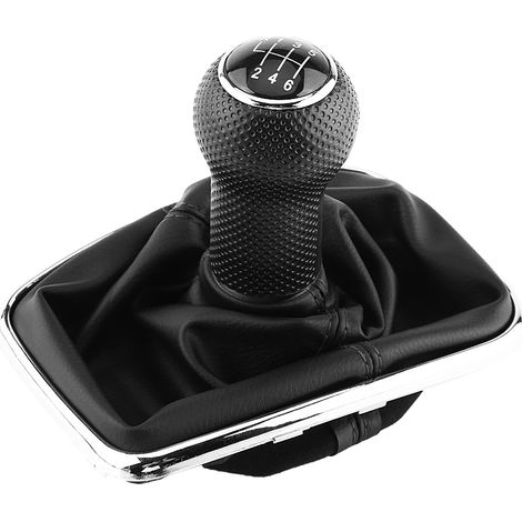 Levier de vitesse 6 vitesses avec soufflet et cadre en cuir pour Bora Golf MK4 1998-2007 (1/3)