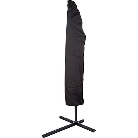 1pc Large Cantilever Parasol Cover with Telescopic Rod Waterproof UV Protection Garden Umbrella Cover (1/4)