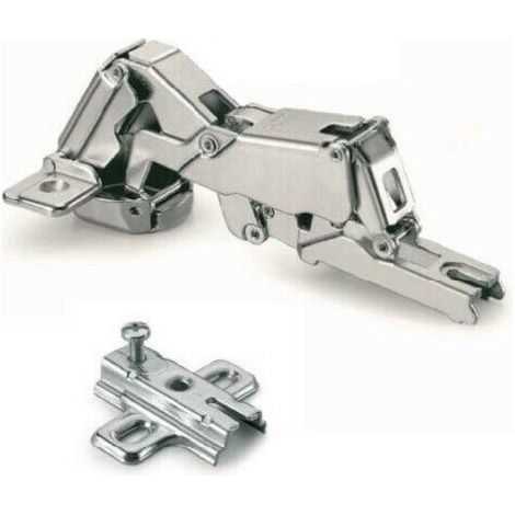 Cerniera danco per ante pensili 165° foro legno 35 mm con basetta inclusa dimensione disponibile: cerniera 165° con basetta