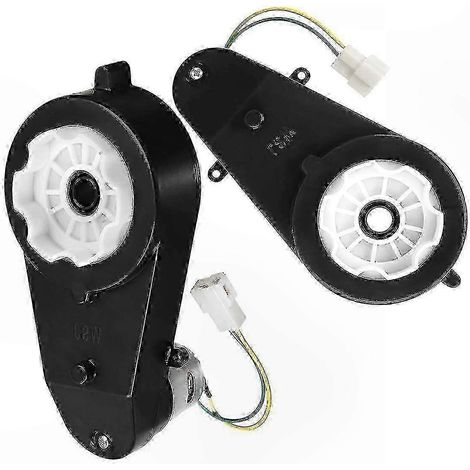 Boîte de vitesses pour moteur électrique à 24 rapports, compatible avec les jouets à pédales pour enfants, 40 000 tr/min, 2 moteurs inclus (pour motos). (1/5)