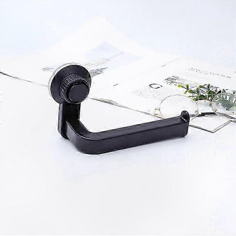 Toilettenpapierhalter mit Saugnapf für Bad und Küche, kein Bohren erforderlich, platzsparender Handtuchspender, Wandmontagezubehör (1/5)