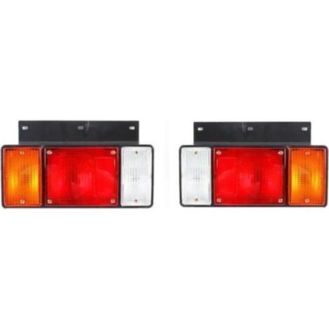 Feu Arrière Voiture Pour Isuzu NPR ELF NPR NKR NHR NLR 1987-2022 Feu Arrière De Voiture Clignotant Arrière De Camion Feu De Freinage D'arrêt Accessoires Voiture (Color : Gauche et droite) (1/4)