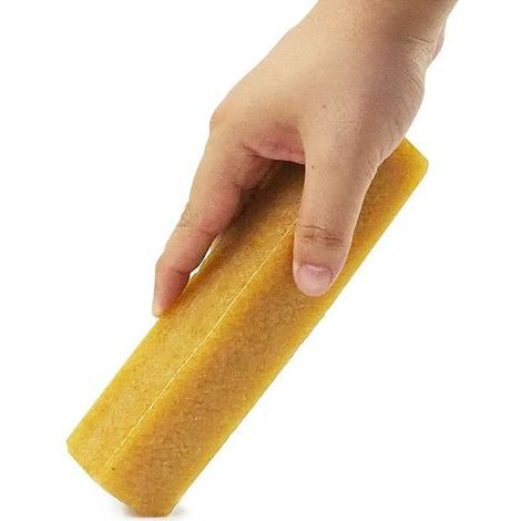 Tige de nettoyage abrasive 150 x 25 x 25 mm – Caoutchouc naturel pour le nettoyage des bandes et disques de ponçage – Efficace sur bois humide (1/3)