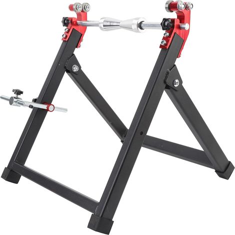 Support d'équilibrage de Roue de Moto Pliable avec Cônes de Centrage – Équilibreur de Pneus Portable, Motos Tout-Terrain et de Sport – Construction en Acier Robuste, stabilité et longévité. (1/5)