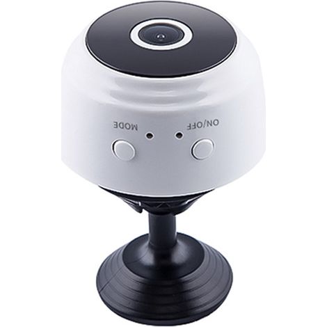 White Mini Hidden Spy Camera WiFi Small HD Video 1080P Night Vision Motion Detection Security Nanny (1/5)