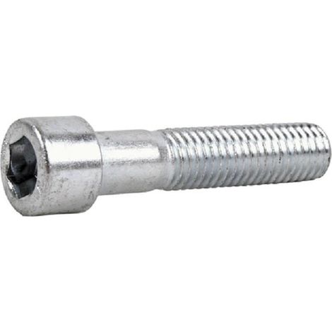 tornillo rosca metal allen  din 912 zinc metrica m-6 largo 45mm (1/2)