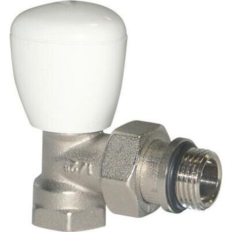ROBINET DE RADIATEUR SIMPLE REGLAGE EQUERRE - RH (1/2)