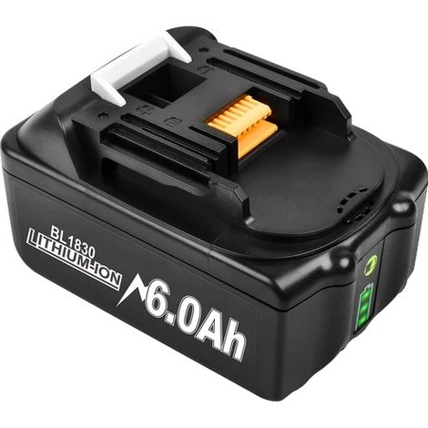 Batterie compatible avec Makita, capacité de 6Ah, 1 6.0Ah (1/2)