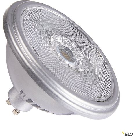 GU10 Source LED QPAR111 argent 125W 4000K variable - SLV - 1005282 (1/2)