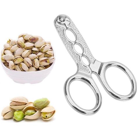 Ouvre-boîte à noix et pistaches, avec manche en acier inoxydable, outil pour ouvrir les noix et les graines de tournesol. (1/5)