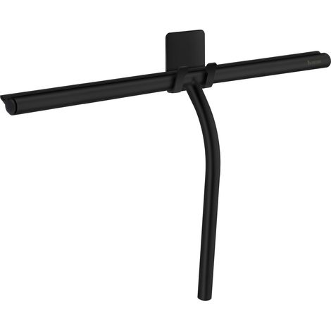 Smedbo SIDELINE - Duschabzieher ink. dem selbstklebendem Halter. Schwarz. DB2142 (1/4)