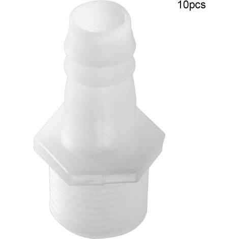 Lot de 10 adaptateurs de tuyau fileté 1/2" pour aquarium, raccords de pompe à air pour aquarium, connecteurs de 12 mm (1/5)