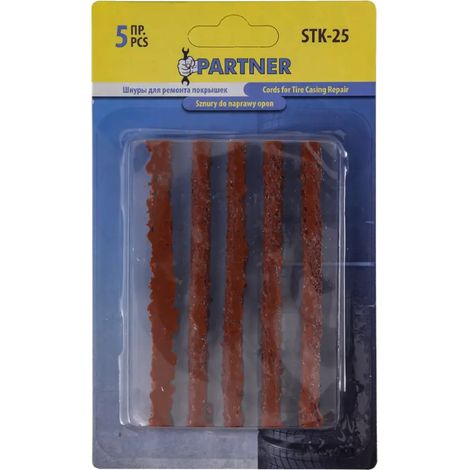 Kit di riparazione ruote Partner Tire con cordini da 10 cm x 5 pezzi (1/5)