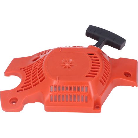 Démarreur thermique scie à chaîne, assemblage lanceur avec dissipateur optimisé, compatible Husqvarna 137 141 142, kit de remplacement robuste. (1/5)