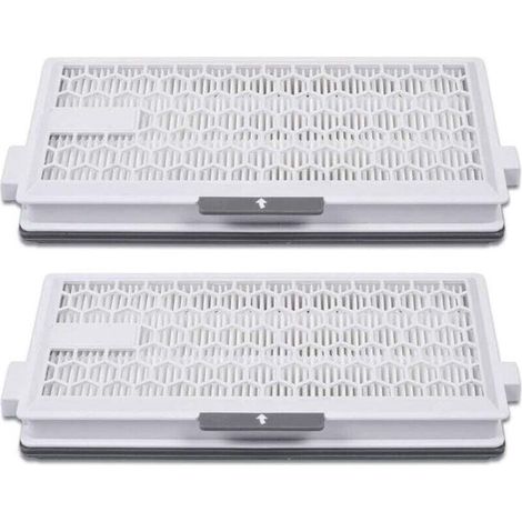 Filtre aspirateur compatible Miele Complete C2/C3 et S8340 – Air Clean Plus 50 (SF-HA 50), lot de 2, haute performance et filtration fine (1/4)