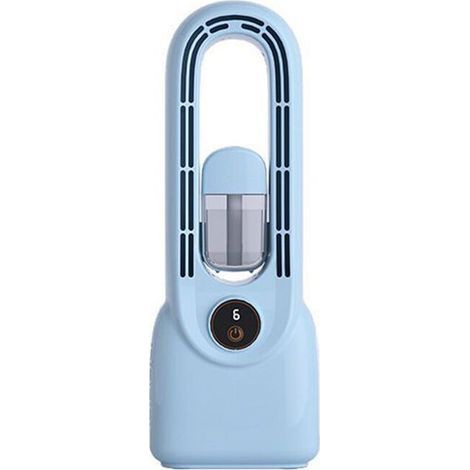 Rotorblattloser Ventilator, tragbare Klimaanlage, LED-Anzeige, rotblattloser Tischventilator, Luftkühler für Büro, Schlafzimmer (1/2)