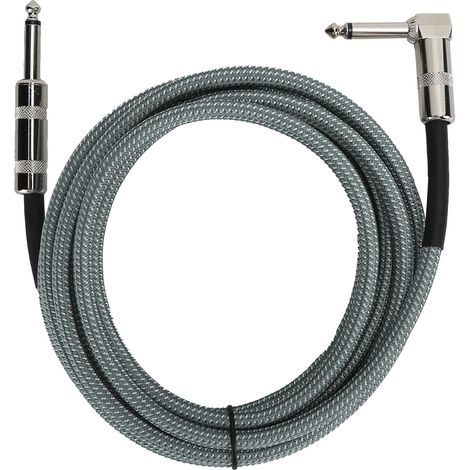 Câble Instrument 6.35mm Jack 1/4" pour Guitare Électrique et Ampli - Longueur 3 mètres