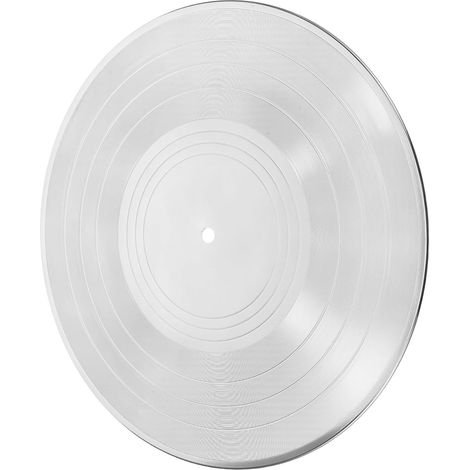 Horloge Murale en Vinyle Argentée, Accessoire Décoratif Rétro en Plastique, pour Coffee Shop ou Salle de Musique, Design Unique et Vintage (1/5)