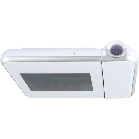 Decdeal Projektion Wecker Innovativer stumm digitaler Projektor mit Innenthermometer Hygrometer für Schlafzimmer (1/5)