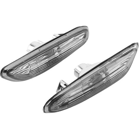 Feux de Position Clignotants Latéraux Sans Ampoule pour BMW Série 3 E90 E91 E92 E93 2006-2011 (Gris) (1/5)