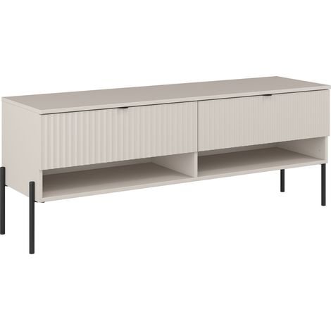 Mueble TV Levtenu 109, Cachemira, Número de puertas: 0, Número de cajones: 0, 140x55x40cm