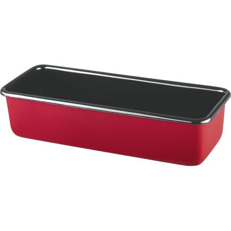 RIESS Königskuchenform 30x10cm rot Emaille