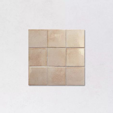 Carrelage Effet Zellige Beige BOHEMIAN Peach 10x10cm (1/3)