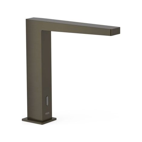 Robinet lavabo électronique avec système pré-mélangeur Noir Bronze - TRES 20261320KMB