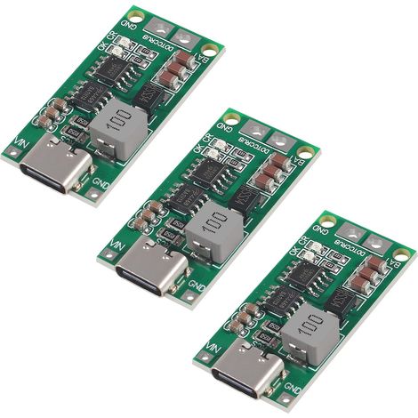 APEX Lot de 6 batteries au lithium 18650 multi-cellules 2S 3S 4S Type-C vers 8,4 V 12,6 V 16,8 V LiPo polymère Li-Ion 7,4 V 11,1 V 14,8 V (4S-1 A)