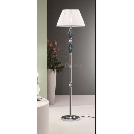 PIANTANA 1306 1 LUCE OTTANIO E CROMO ATTACCO E27 H.151+26CM