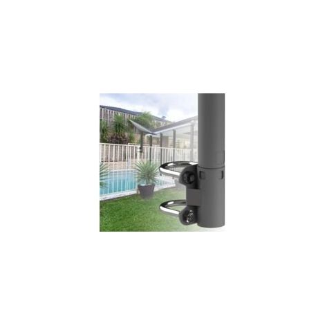 Support de tuyau pour mât d'antenne Starlink - Réglable en forme de U - Support Starlink - Support de montage pour toit d'antenne (1/4)