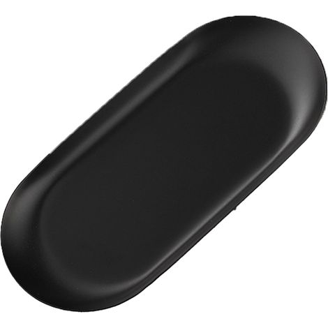 Plateau De Rangement En Acier Inoxydable - Pour Bijoux Cosmétiques Et Accessoires - 30 X 20 X 3 Cm - 1 Pièce (1/5)