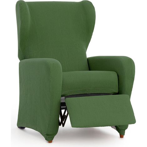 Housse de Fauteuil de Relaxation Universelle et Polyvalente - Housse de Fauteuil de Couleur Verte protectrice Facile à Placer pour Le Dossier, l'assise et Les Bras, Vert (1/5)