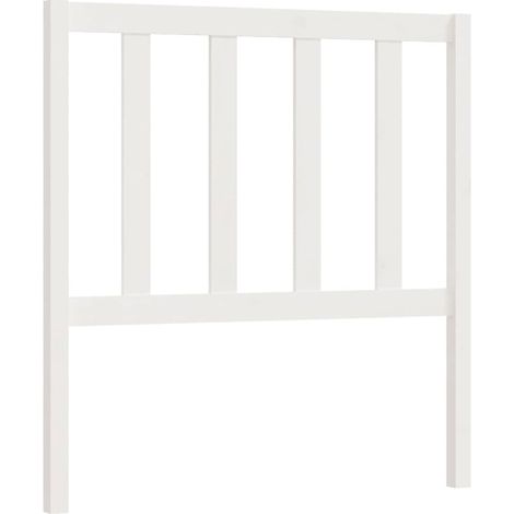 Maison Exclusive - Cabecero de cama madera maciza de pino blanco (1/5)