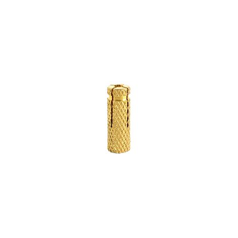 Tassello in ottone zigrinato conf. 200 pz