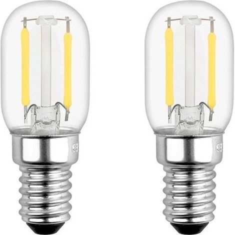 TAISHENGDA-LED E14 2W per frigorifero, T22, equivalente a una lampadina a incandescenza E14 da 15W, bianco caldo 2700K, 230V, piccolo LED E14 per frigorifero/lampada di sale/luce notturna per bambini, (1/5)