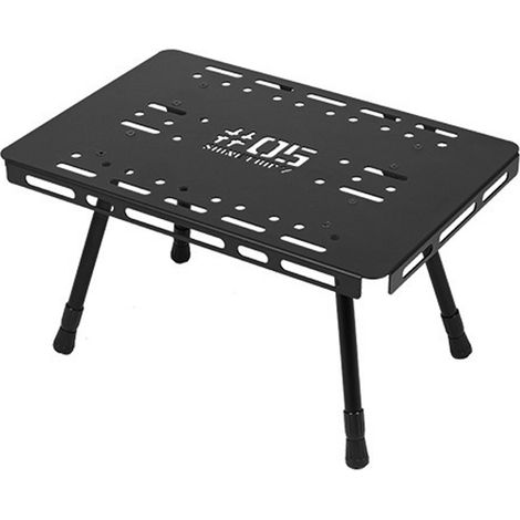 Table pliante portative réglable en alliage d'aluminium, fond de boîte multifonctionnel (1/5)
