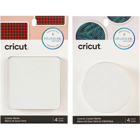 8 sous-verre Cricut à personnaliser (1/4)