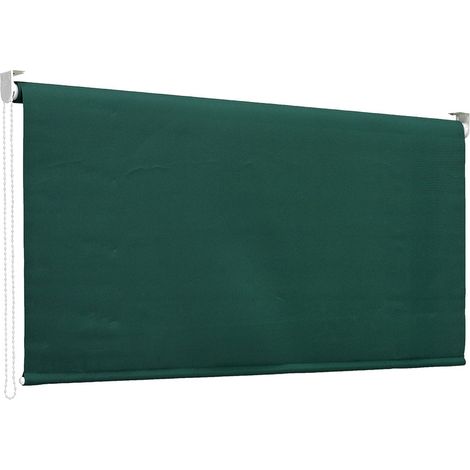 Tenda da Sole a Caduta 250x150 cm Tessuto in Poliestere Verde