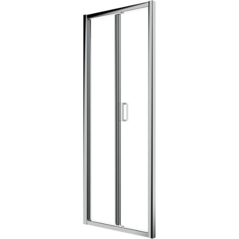 Porta Doccia 80 cm Apertura a Soffietto H190 Cristallo