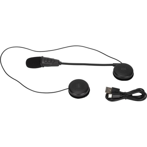 Casque Moto Bluetooth avec Réveil à Distance et Réponse Automatique, Compatible Tous Types de Casques (1/5)