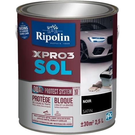 Ripolin Vernice per pavimenti nera 2,5 litri finitura opaca