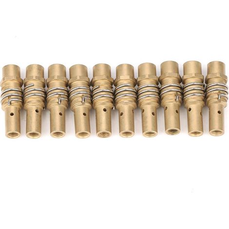 Lot de 10 porte-embouts pour soudeuse MIG, accessoire consommable adapté au pistolet t (1/5)