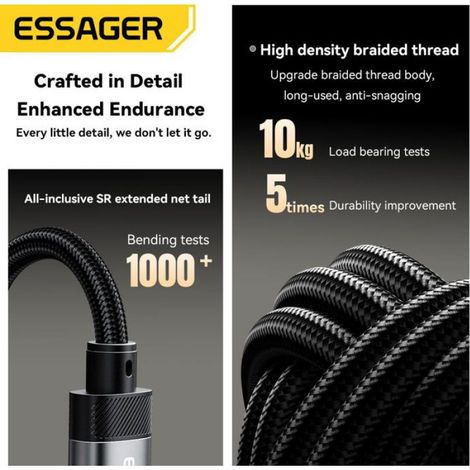 Cable Audio Type C Vers Jack 3 5mm - Réduction Du Bruit - Compatible Micro - Transfert Signal Stéréo - 1 Pièce (1/5)