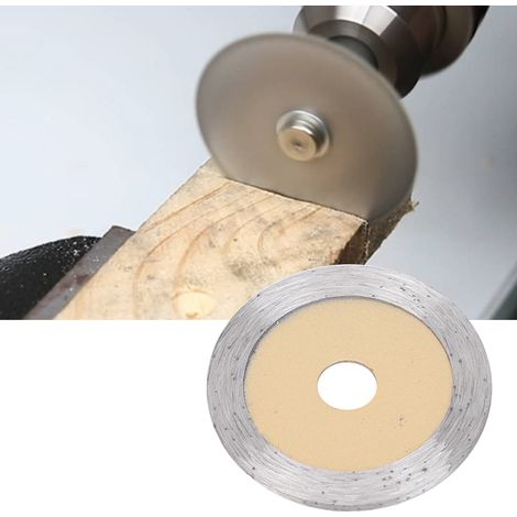 Lot de 3 disques de rechange en acier pour mini-scie de découpe, compatibles avec les scies à marbre. (1/5)