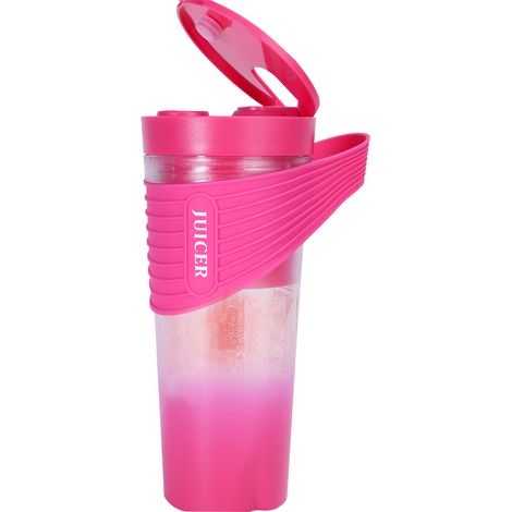 Licuadora portátil con puerto USB-C 【RCU】 460 ml, 6 cuchillas de acero inoxidable, protección IP7, batería recargable de 4000 mAh, ideal para batidos, smoothies, para llevar, el gimnasio y la oficina. (1/4)
