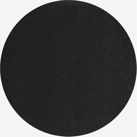 Tapis rond moderne frisé noir Milano NER101 (1/3)