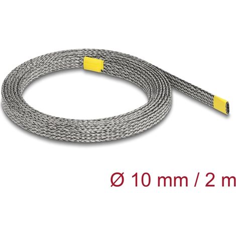 Delock Funda trenzada para protecciÃ³n EMI estirable 2 m x 10 mm