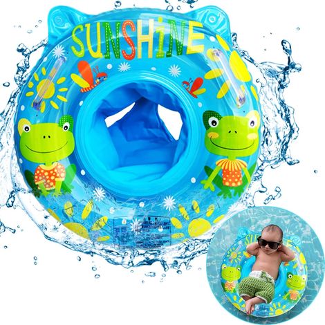Bouée Bébé, Anneau de Natation pour bébé, Anneau de Natation Gonflable, Bague de Natation pour bébé, Bébé Siège De Piscine, Bague De Natation Flottante,Convient aux bébés de 6 à 36 Mois (1/5)