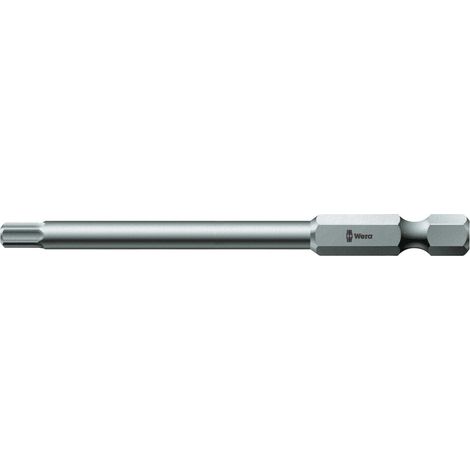 Wera 840/4 Z Sechskant-Bits Hex-Plus BO, SW (metrisch) 2,5 mm, Länge 89 mm